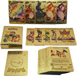 Orijinal Pokemon Kart Gold Serisi 55'li Paket - Pokemon Oyun Kartları - Pikachu Koleksiyonluk Kart