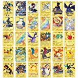 Orijinal Pokemon Kart Gold Serisi 55'li Paket - Pokemon Oyun Kartları - Pikachu Koleksiyonluk Kart
