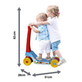 Benim Ilk Scooter - Plastik Scooter - 4 Tekerli Scooter - Bingit - Kaykay