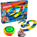 Magic Trucks 384 Parça Raylı Pist - Raylı Araç Oyuncak - Tren Oyuncak - Renkli Araç Yolu - Pist Set