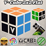 Orijinal V-Cube 2x2 Flat Küp - V-Cube Küp - Zeka Küpü - 2x2 Flat Küp - Akıl Küpü - Rubiks Küp -VCube
