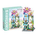 Mikro Blok Çiçek Dükkanı 356 Parça - Lego Setleri - Keeppley Mini Lego - Dükkan Lego - Keeppley Lego - Mikro Bloklar