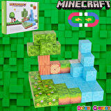 Minecraft Orman Temalı 47 Parça Manyetik Lego Minecraft Manyetik Lego Minecraft Lego Megacraft Lego Seti Megnetic Blocks