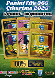 Panini FIFA 365 2025 Sticker 6 Paket - Futbolcu Çıkartmaları - Trading Futbolcu Oyuncu Kartı Panini Stickers