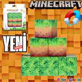 Minecraft Toprak Desenli Blok Manyetik Lego Minecraft Manyetik Lego Minecraft Lego Megacraft Lego Seti Megnetic Blocks