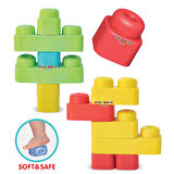 Yumuşak Soft Lego Seti 12 Parça - Büyük Yumuşak Bloklar - Büyük Soft Lego Oyuncakları - Yumuşak Lego - Soft Lego
