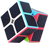 Orijinal MoYu Fiber Karbon 2x2 Küp - Moyu Speed Cube - Moyu Fiber Karbon 2x2 Zeka Küpü - Zeka Küpü - Rubik Küp