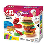 Hamburger Oyun Hamur Seti 200 Gr. - Oyun Hamuru Seti - Hamur Setleri - Hamur Kalıpları