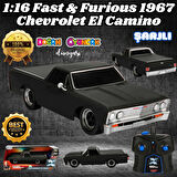 Fast & Furious 1967 Chevrolet El Camino 1:16 USB Şarjlı Uzaktan Kumandalı Araba - Kumandalı Araç - R/C Araba