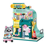 Mikro Blok Kaykay Dükkanı 344 Parça - Lego Setleri - Keeppley Mini Lego - Keeppley Lego - Mikro Bloklar