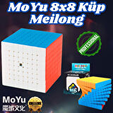 Orijinal MoYu Meilong 8x8 Küp - Moyu Speed Cube - Moyu 8x8 Zeka Küpü - Zeka Küpü - Rubik Küp