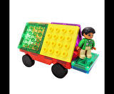 Orijinal Magnescape Magnetic Tiles 40 Parça - Magnetic Magical Magnet - Mıknatıslı Lego Magnescape