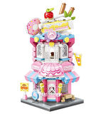 Mikro Blok Kapkek Dükkanı 350 Parça - Lego Setleri - Keeppley Mini Lego - Cup Cake Lego - Keeppley Lego - Mikro Bloklar