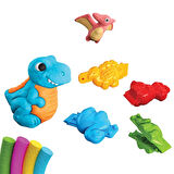 3D Dinozor Oyun Hamur Seti 200 Gr. - Oyun Hamuru Seti - Hamur Setleri - Hamur Kalıpları