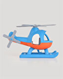 Lüx Mavi Büyük Helikopter - Plastik Helikopter - Kırılmaz Oyuncak - Kırılmaz Helikopter - Helikopter Oyuncakları - Helikopter Setleri