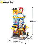 Mikro Blok Hediye Dükkanı 389 Parça - Lego Setleri - Keeppley Mini Lego - Dükkan Lego - KeeppleyLego - Mikro Bloklar
