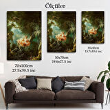 Jean-Honore Fragonard Salıncağın Mutlu Kazaları Tablosu-6253