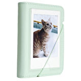 Instax mini 12 Yeşil Slikon Kılıf Mini 28'li Albüm ve Fotoğraf Çerçeveleri Aksesuar Seti