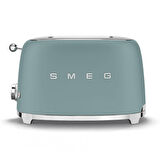 Smeg 50'S Style Special Edition Mat Zümrüt Yeşil Kettle ve 1x2 Ekmek Kızartma Makinesi Seti