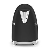 Smeg 50'S Style Special Edition Mat Siyah Kettle ve 1x2 Ekmek Kızartma Makinesi Seti