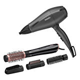 Babyliss 5910E 2000W Saç Kurutma Makinesi ve AS126E Perfect Finish Hava Üflemeli Saç Şekillendirici Seti