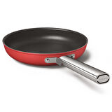 Smeg Cookware 50's Style Prima Plus 5'li Kırmızı Tencere&Tava Seti
