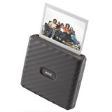 Instax Wide Link Gri Akıllı Telefon Yazıcısı ve Pal Metal Siyah Dijital Kamera Seti