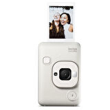 Instax mini LiPlay Hybrid Misty White Fotoğraf Makinesi-20'li mini Film ve Çerçeve Hediye Seti