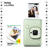 Instax mini LiPlay Hybrid Matcha Green Fotoğraf Makinesi 20'li Film