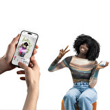 Instax mini Link 3 Beyaz Akıllı Telefon Yazıcısı Beyaz Çanta ve 20'li mini Film