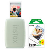 Instax mini Link 3 Yeşil Akıllı Telefon Yazıcısı ve 20'li mini Film