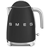 Smeg 50's Style Mat Siyah Kettle -1x2 Ekmek Kızartma Makinesi Ve Filtre Kahve Makine Seti