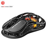 GravaStar Mercury K1 Lite+M2 Kablosuz Rgb Işıklı Mekanik Q Gaming Klavye ve Optik Mouse Seti, Siyah