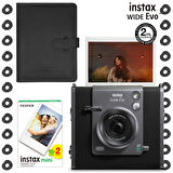 Instax Wide Evo Anında Baskı Hybrid Fotoğraf Makinesi 20'li Film ve Wide Albüm Hediye Seti