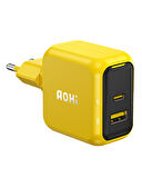 Aohi Magcube 67W 2 Portlu Şarj Adaptörü, 40.000 mAh 140W PD3.1 Powerbank, 140W 1m PD 3.1 480Mbps Süper Hızlı Şarj/Data Kablosu Seti