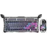 GravaStar Mercury K1 Pro+X Kablosuz RGB Işıklı Mekanik Q Gaming Klavye ve Optik Mouse Seti, Special Edition, Cyberpunk