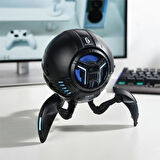 Gravastar Mars Pro 20W Bluetooth Hoparlör, Taşınabilir Stereo Ses Bombası, RGB Işıklı, 2 Adet, Siyah
