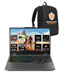 Lenovo LOQ R7 7435HS 64GB 1TB SSD RTX4070/8GB 115W 144Hz FHD 15.6" FDOS Gaming Laptop & PER4 ÇANTA