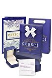 Cebeci 14 Ayar Üçgen Sedefli Altın Bileklik