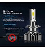2 Adet H7 Mini Led Xenon Bulut Teknolojisi 70W 10000LM 6500K Yüksek Güç