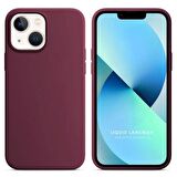 Apple iPhone 14 Plus 6.7'' Liquit Lansman Silikon Bordo