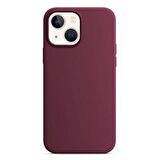 Apple iPhone 14 Plus 6.7'' Liquit Lansman Silikon Bordo