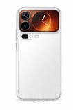 Mi 17 Pro Max Boyun Askılı Şeffaf Silikon Kılıf Lila