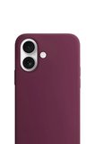 Apple iPhone 17 Liquid Lansman Silikon Kılıf Bordo