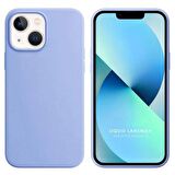 Apple iPhone 15 6.1'' Liquit Lansman Silikon Açık Mavi