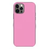 Apple iPhone 15 Pro Max 6.7'' İnce Mat Silikon Kılıf Pembe