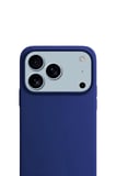 Apple iPhone 17 Pro Max Liquid Lansman Silikon Kılıf Gece Mavisi