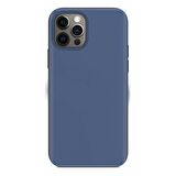 Apple iPhone 15 Pro 6.1'' İnce Mat Silikon Kılıf Lacivert