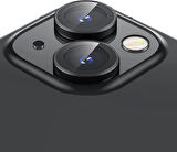 Apple iPhone 15 Gerçek Cam Safir Lens Koruma Siyah