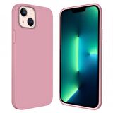 Apple iPhone 15 Plus 6.7'' İçi Kadife Silikon Kılıf Rose